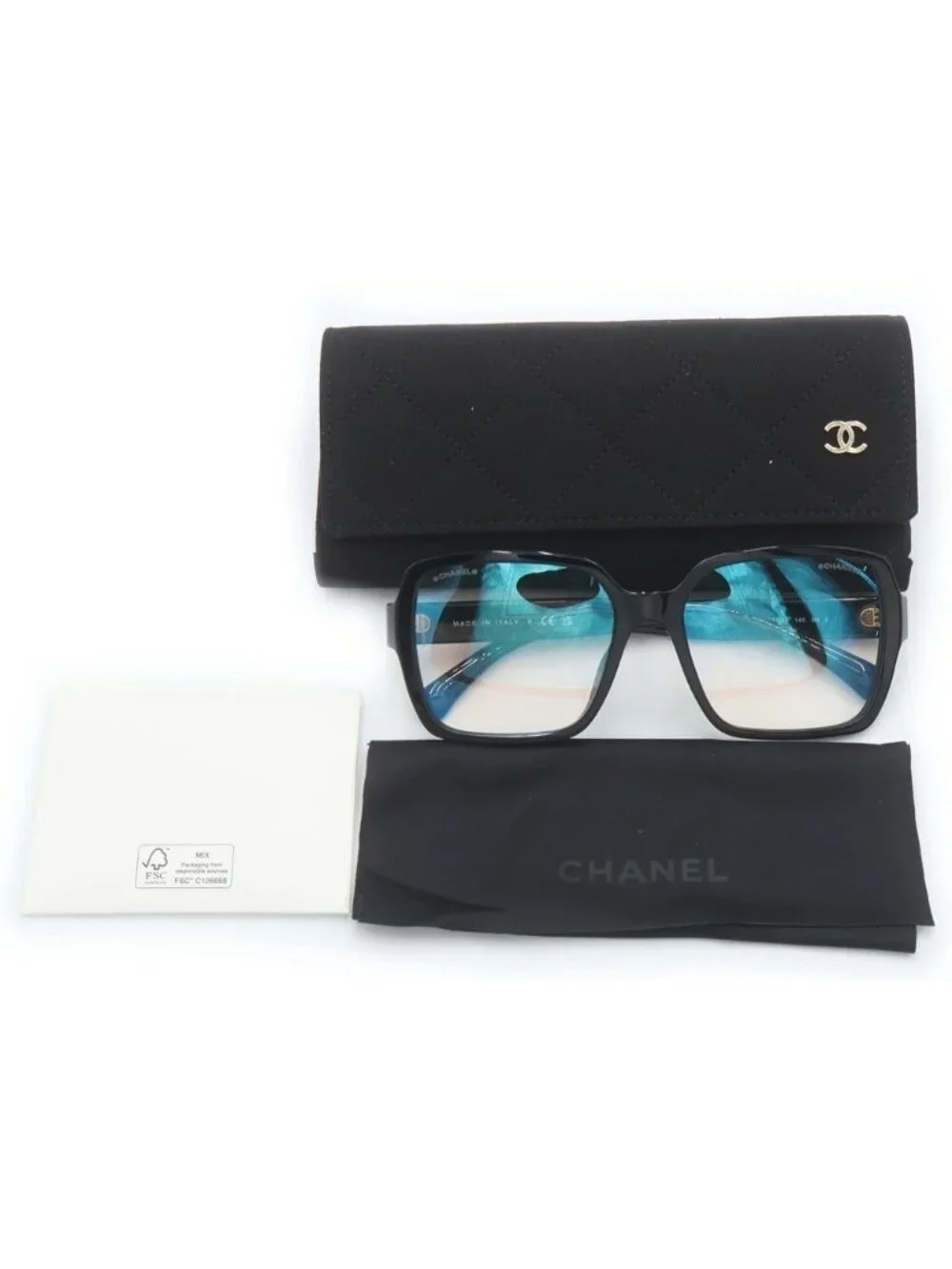 Chanel Square Eyewear Black